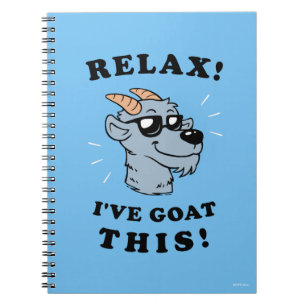 Caderno Espiral Relaxe! Eu tenho a cabra isto