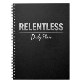 Caderno Espiral Relentless Daily Plan Planner