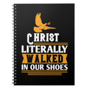 Caderno Espiral Religião - Cristo Literalmente Caminhou Nos Nosso