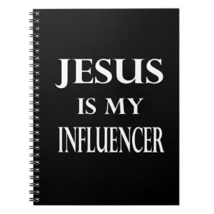 Caderno Espiral Religião - Jesus É Meu Influenciador
