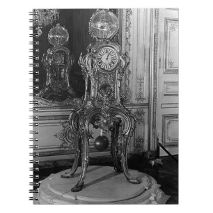Caderno Espiral Relógio astronômico Vintage Paris Palace Versail