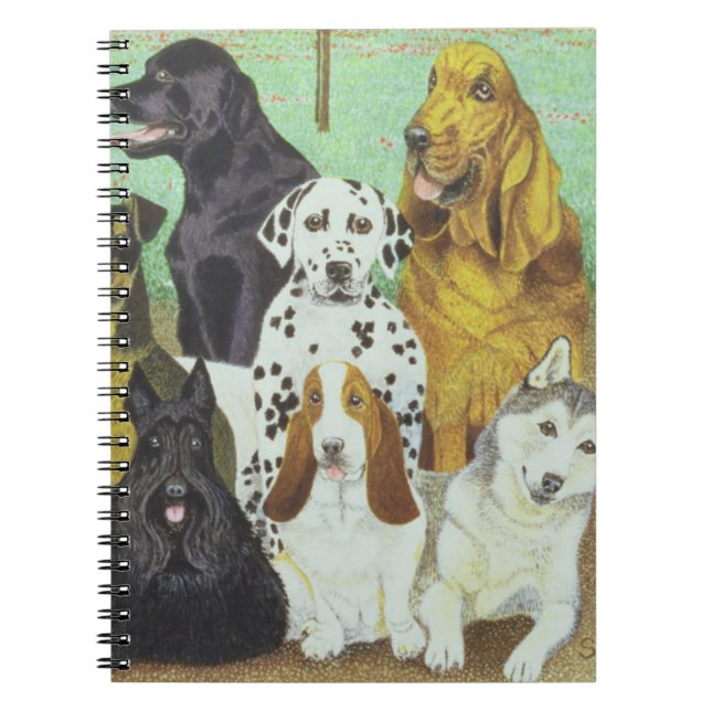 Caderno Espiral Relógio do cão (Frente)