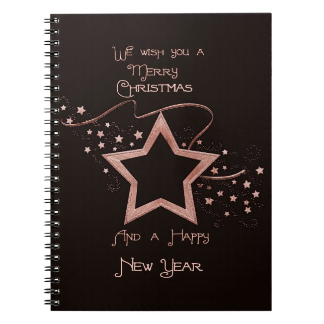 Caderno Espiral Remendo da estrela (contínuo) (Frente)