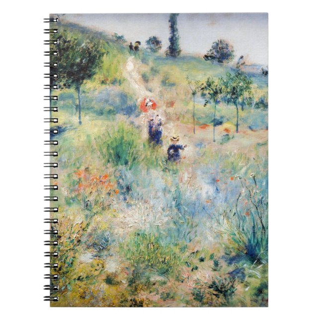 Caderno Espiral Renoir - Caminho Que Lidera Através da Grama Alta (Frente)