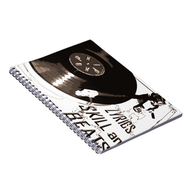 CADERNO ESPIRAL REPRODUTOR DE REGISTRO DE LETRAS DE CAPACIDADE BAT (Lado Direito)