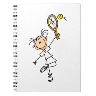 Caderno Espiral Reprodutor de Tênis do Stick Female