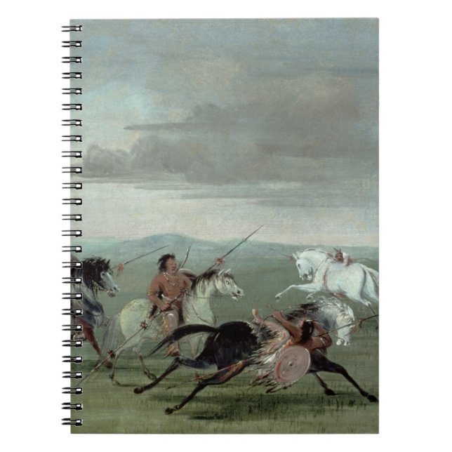 Caderno Espiral Reptos do Comanche da equitação marcial, 1834 (Frente)