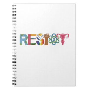 Caderno Espiral Resistência à Camisa Combater o Resistente Protest
