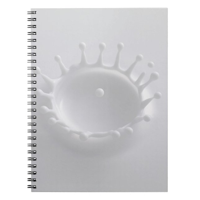Caderno Espiral Respingo do leite (Frente)