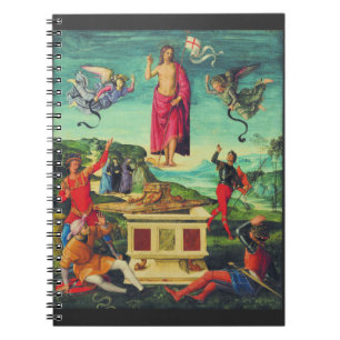 Caderno Espiral Ressurreição de Jesus Cristo por Rafael