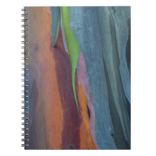 Caderno Espiral Resumo da Árvore de Goma Arco-Íris