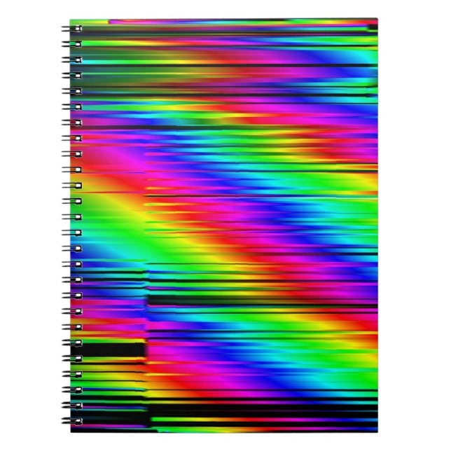 Caderno Espiral Resumo Digital: Design Gráfico Multicolor. (Frente)