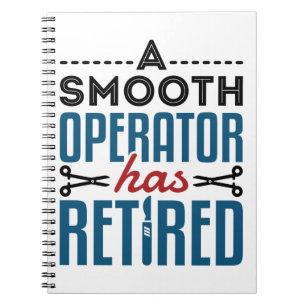 Caderno Espiral Retired Surgeon A Smooth Operator Has Retired