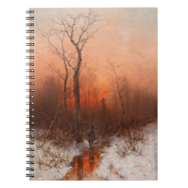 Caderno Espiral Retorno de casa no Sunset - Désiré Thomassin (Frente)