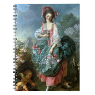 Caderno Espiral Retrato da senhorita Guimard como Terpsichore, c