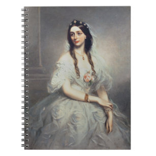 Caderno Espiral Retrato da Sra. C.W.Stoughton (d.1907), Três-quar