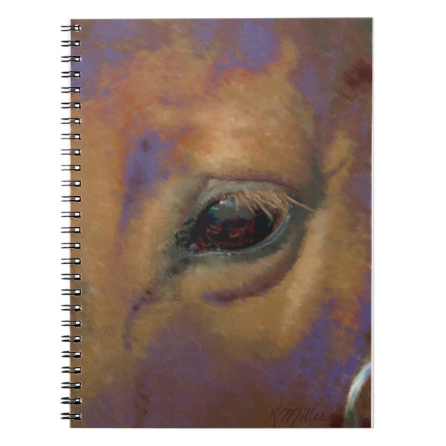 Caderno Espiral Retrato de Cavalo (Frente)