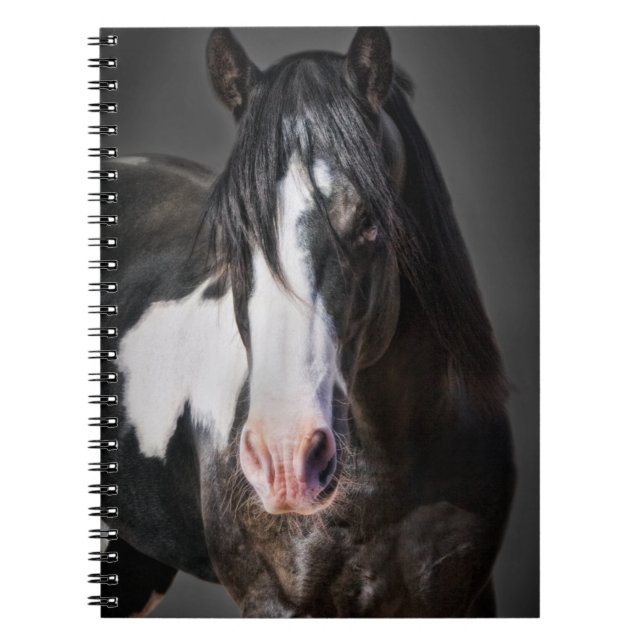 Caderno Espiral Retrato de Cavalo II (Frente)
