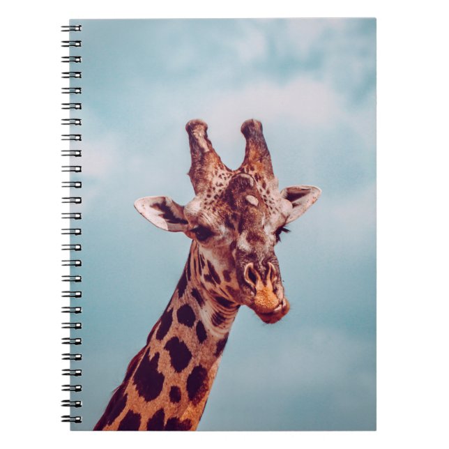 CADERNO ESPIRAL RETRATO DE GIRAFFE (Frente)
