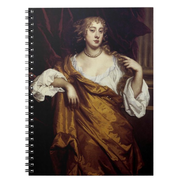 Caderno Espiral Retrato de Hon. Mary Wharton (Frente)