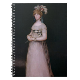 Caderno Espiral Retrato de Maria Theresa de Bourbon y Vallabriga,