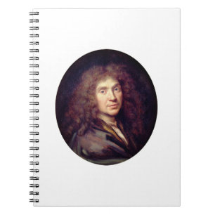 Caderno Espiral Retrato de Molière por Pierre Mignard (c. 1658)