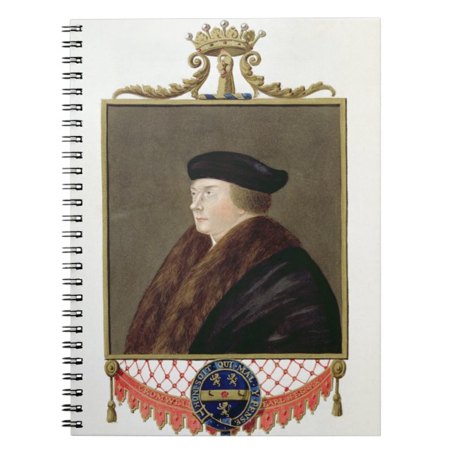 Caderno Espiral Retrato do conde das ISTs de Thomas Cromwell (Frente)