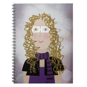 Caderno Espiral Retrato dos desenhos animados