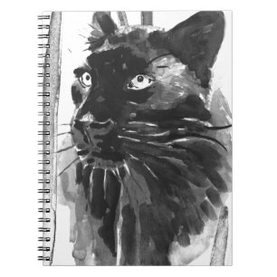 Caderno Espiral Retrato Panther