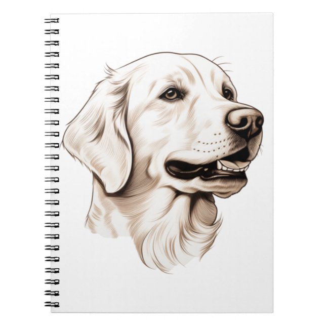 Caderno Espiral Retriever de ouro 2 (Frente)
