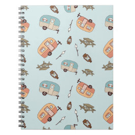 Caderno Espiral Retro Camper Notebook