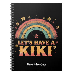 Caderno Espiral Retrô de Gênero LGBT Trans Engraçado "Vamos tem Ki