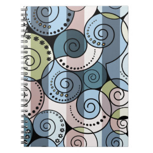 Caderno Espiral Retro, espiral