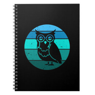 Caderno Espiral Retro Owl