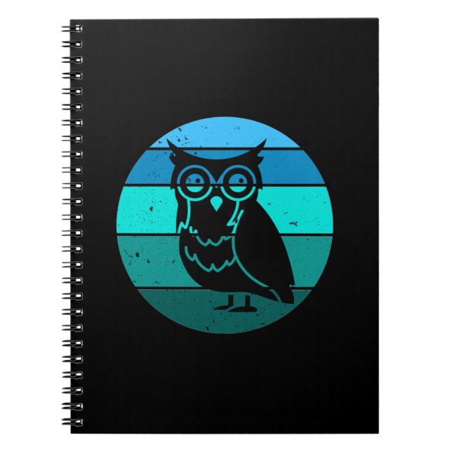 Caderno Espiral Retro Owl (Frente)