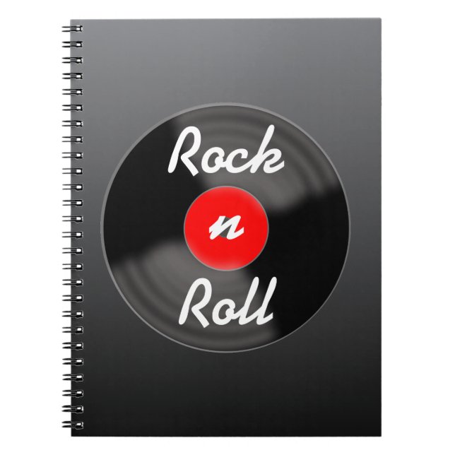 Caderno Espiral Retro Record Notebook Gift (Frente)