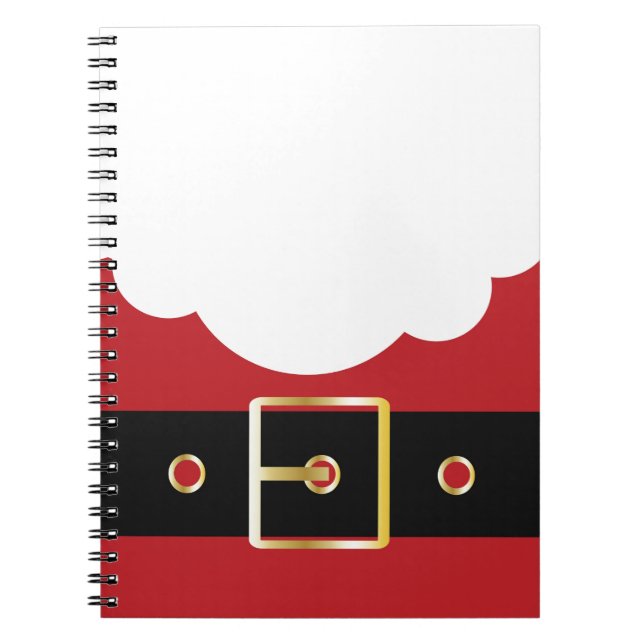Caderno Espiral retro santa claus (Frente)