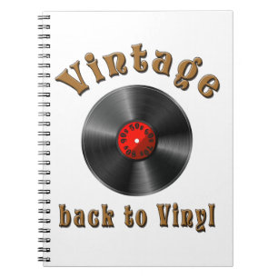 Caderno Espiral Retro Schallplatte, Vinil, Vintage, Oldie