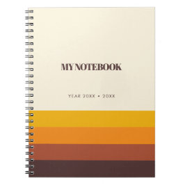 Caderno Espiral Retro Vintage