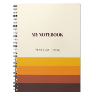 Caderno Espiral Retro Vintage