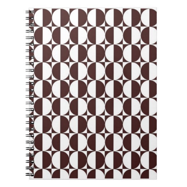 Caderno Espiral RetroCircle  – Havana Brown Edition (Frente)