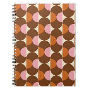 Caderno Espiral retrovintage retrovintage da década de 70, retrovi