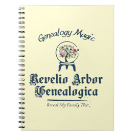 Caderno Espiral Revelar Minha Árvore Genealógica