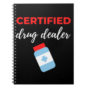 Caderno Espiral Revendedor de Drogas Certificado