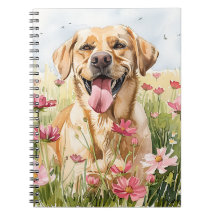 Revista de Aquarela do Labrador Retriever
