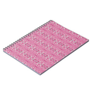 Caderno Espiral Revista de Bloco de Impressão Carvada à Mão em Mag