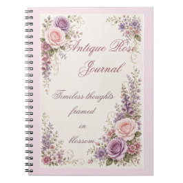Caderno Espiral Revista de Rosa Antiga