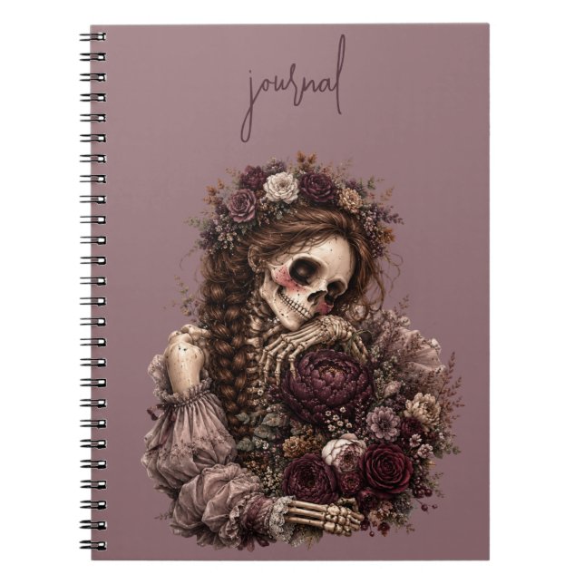 Caderno Espiral Revista Esqueleto Botânico (Frente)