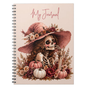 Caderno Espiral Revista Esqueleto Botânico
