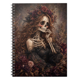 Caderno Espiral Revista Esqueleto Botânico